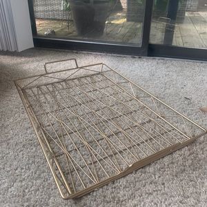 Gold Coffee Table Tray